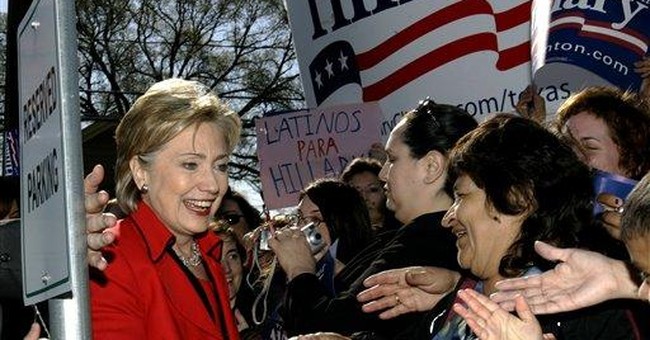 Hillary Survives Alamo Tuesday